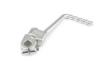 Kickstarterpedaal Str8 aluminium AM6 zilver – productfoto