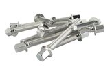 Custom schroeven engine afdekkap Str8 Peugeot verticaal chroom – productfoto