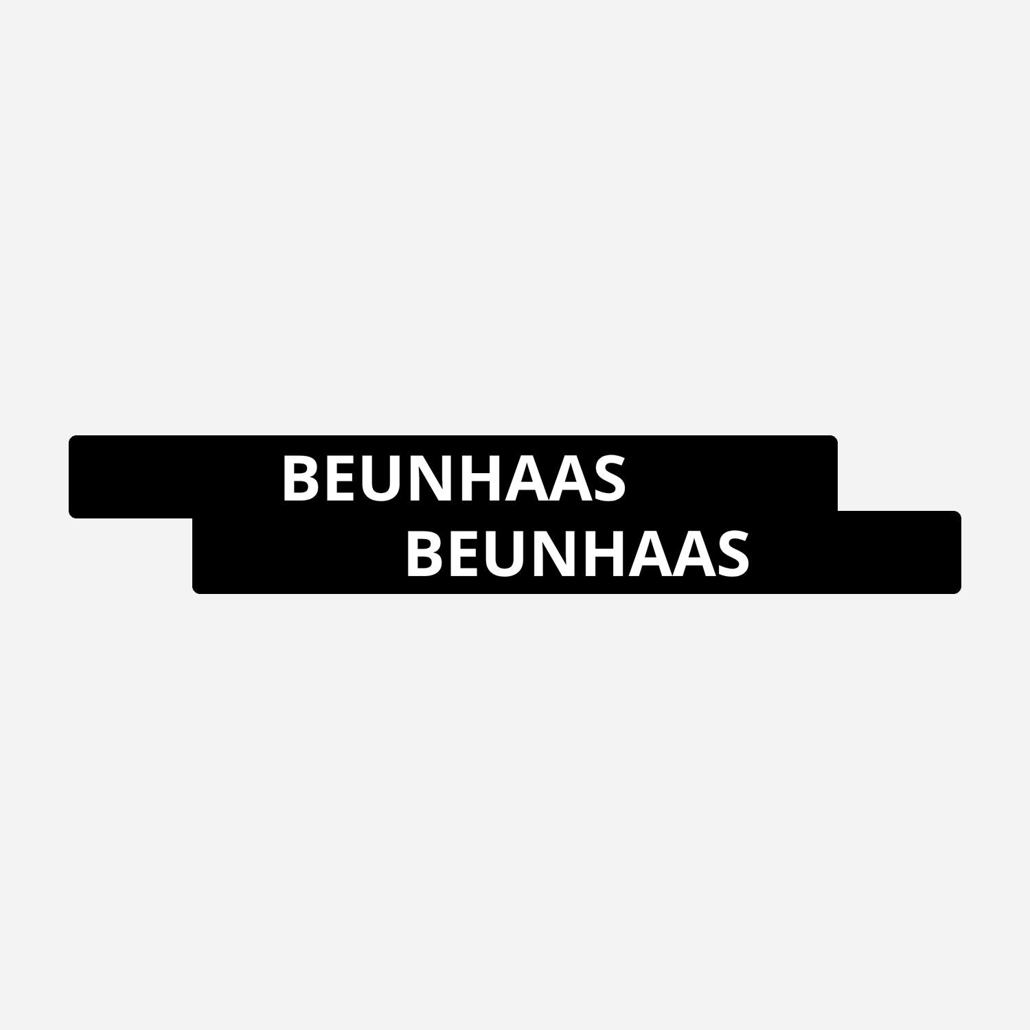 2x Beunhaas Engineering Kentekenhouderstickers – hoofdafbeelding van de set