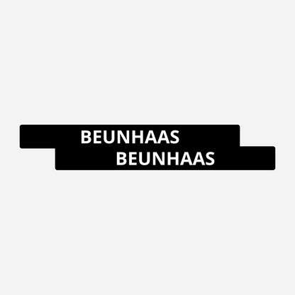 2x Beunhaas Engineering Kentekenhouderstickers – hoofdafbeelding van de set