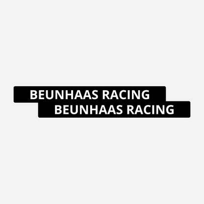 2x BEUNHAAS racing Kentekenhouderstickers – hoofdafbeelding van de set