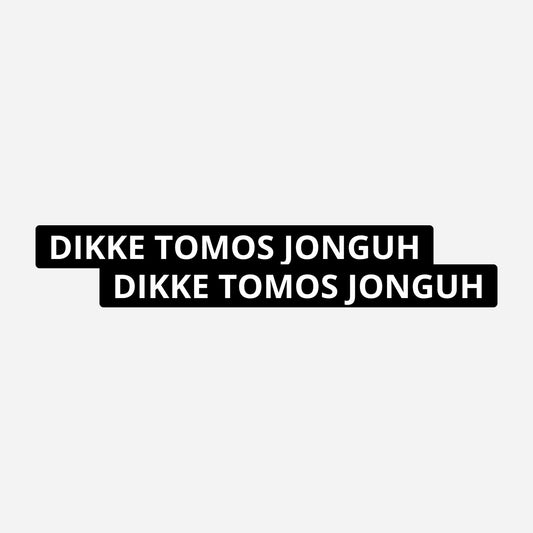 2x Dikke Tomos Jonguh Kentekenhouderstickers – hoofdafbeelding van de set