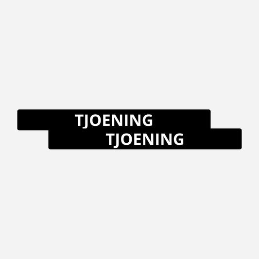 2x Tjoening Kentekenhouderstickers – hoofdafbeelding van de set