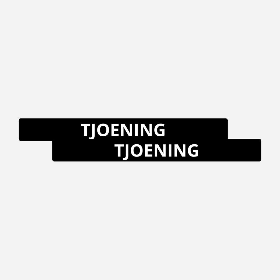 2x Tjoening Kentekenhouderstickers – hoofdafbeelding van de set