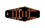 Zadelhoes Derbi Senda 2000 - 2010 Stage6 volledige zadelbekleding oranje / wit – productfoto