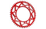 Achtertandwiel 48 tanden / 420 Voca Alu rood Rieju MRT / Derbi Senda – productfoto