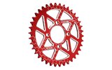 Achtertandwiel Yamaha DT 50 LC Portugal 38T 420 Alu rood