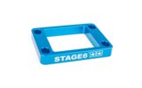 Membraanophogingsplaat 10mm AM6 / Derbi Stage6 blauw