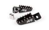 Voetsteunen Str8 MX Evo Derbi CNC zwart