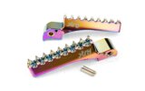 Passenger voetsteunen Str8 MX Evo Beta RR 50 -2021 CNC Neochrome
