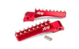 Passenger voetsteunen Str8 MX Evo Beta RR 50 -2021 CNC rood