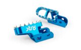 Voetsteunen Str8 MX Evo Sherco 50 CNC blauw