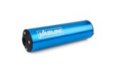 Einddemper Yasuni 50cc Motorcycle blauw (rechts) – productfoto