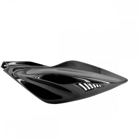TNT linker achterzijkap zwart metallic – Yamaha Aerox/MBK Nitro – TNT