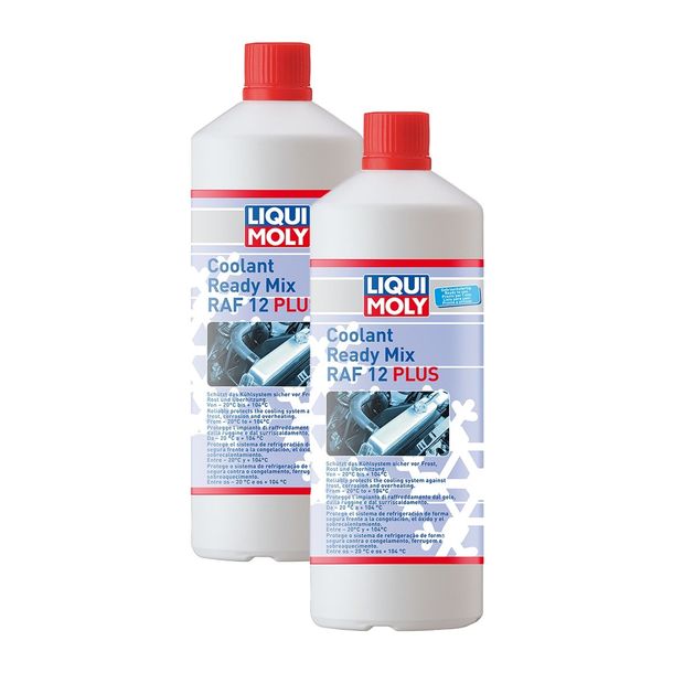 Liqui Moly RAF12+ koelvloeistof 1L – set van 2 – Liqui Moly