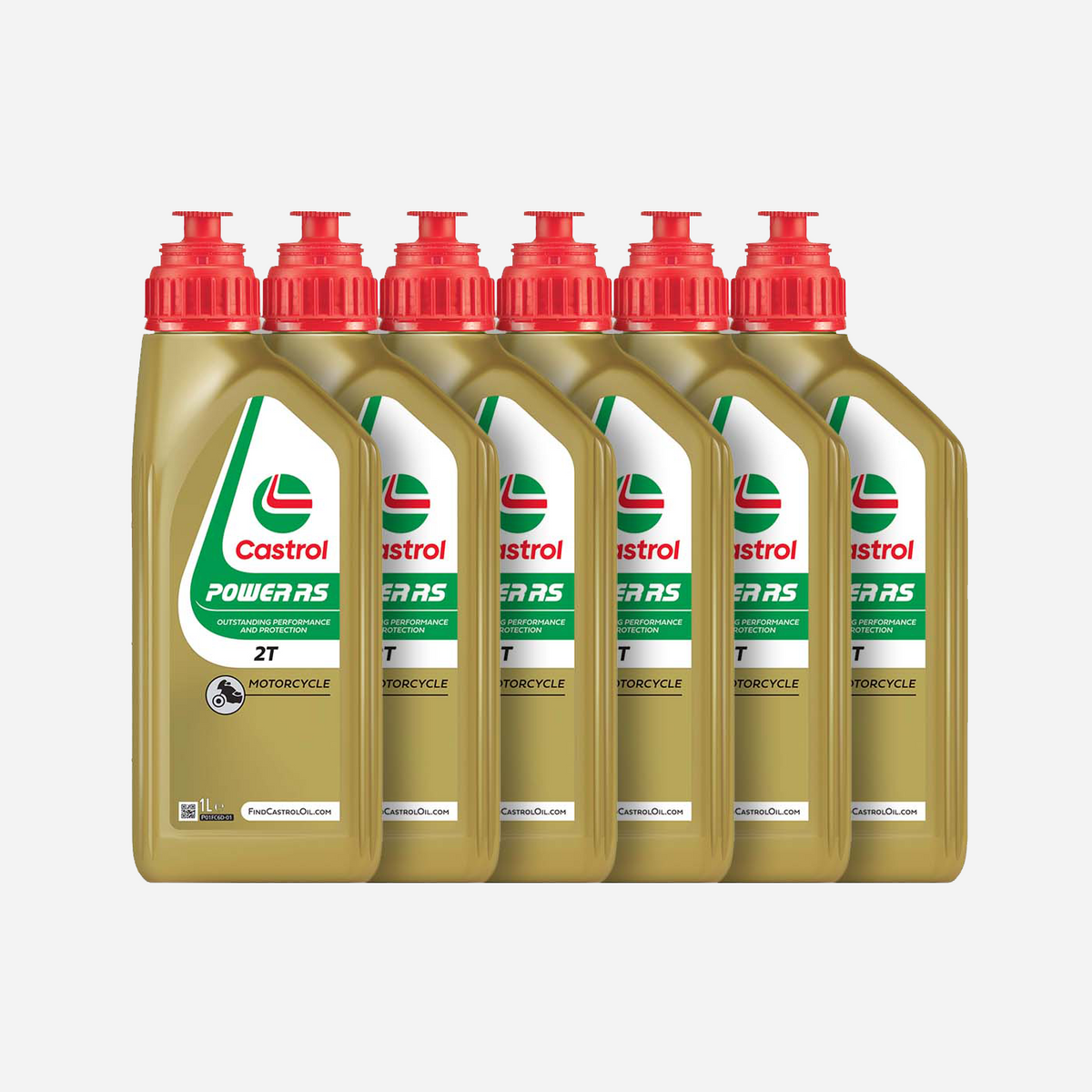 6L Castrol Power RS 2T – Voordeelpak Volsynthetische Olie