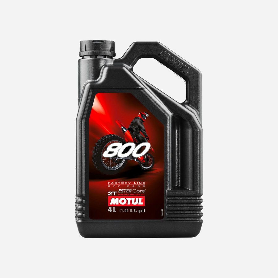 Motul 800 Factory Line Off Road 2T 4 Liter – Volsynthetische Mengolie