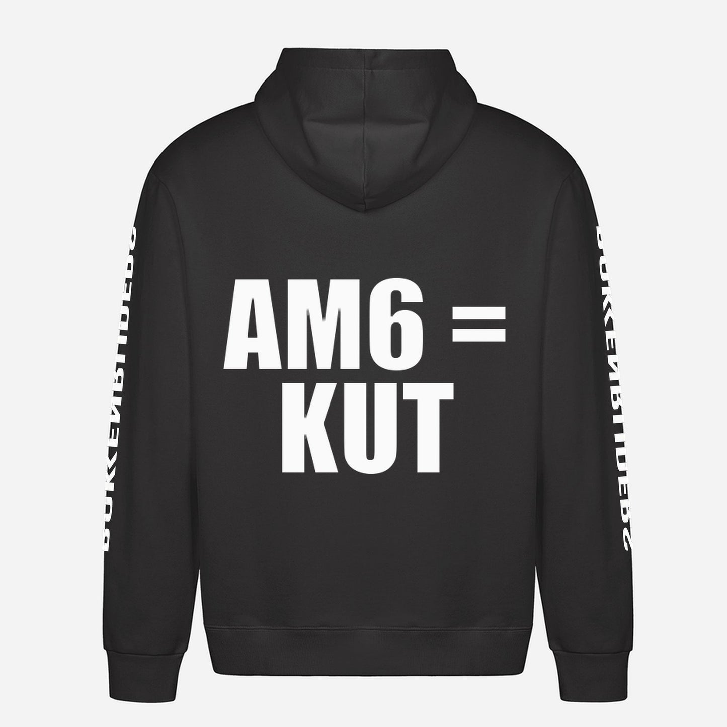 AM6 = Kut Hoodie – achterkant met grote rugprint