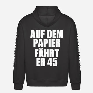 Auf dem Papier fährt er 45 Hoodie