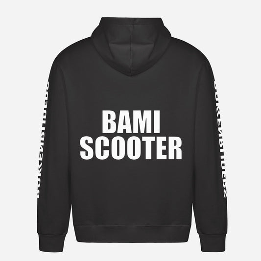 Bami Scooter Hoodie – achterkant met grote rugprint