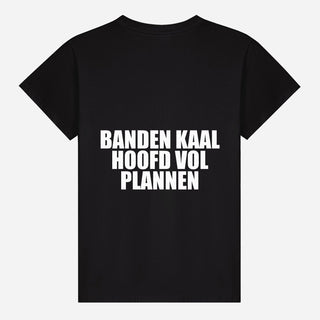 Tires Bald Head Full of Plans T-shirt