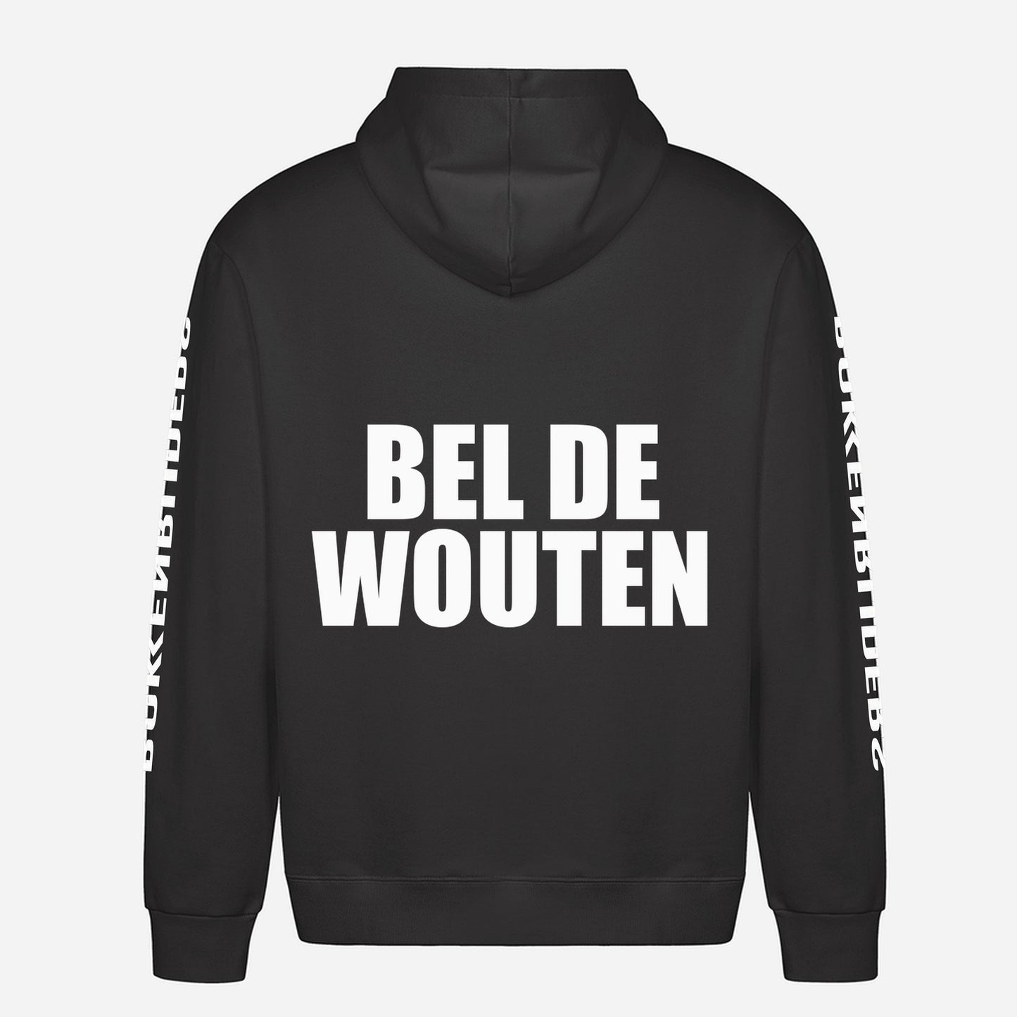 Bel De Wouten Hoodie – achterkant met grote rugprint