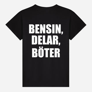 Bensin, delar, böter T-shirt