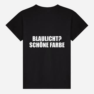 Blaulicht? Schöne Farbe T-shirt