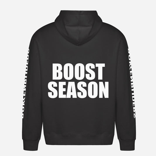 Boost Season Hoodie – achterkant met grote rugprint