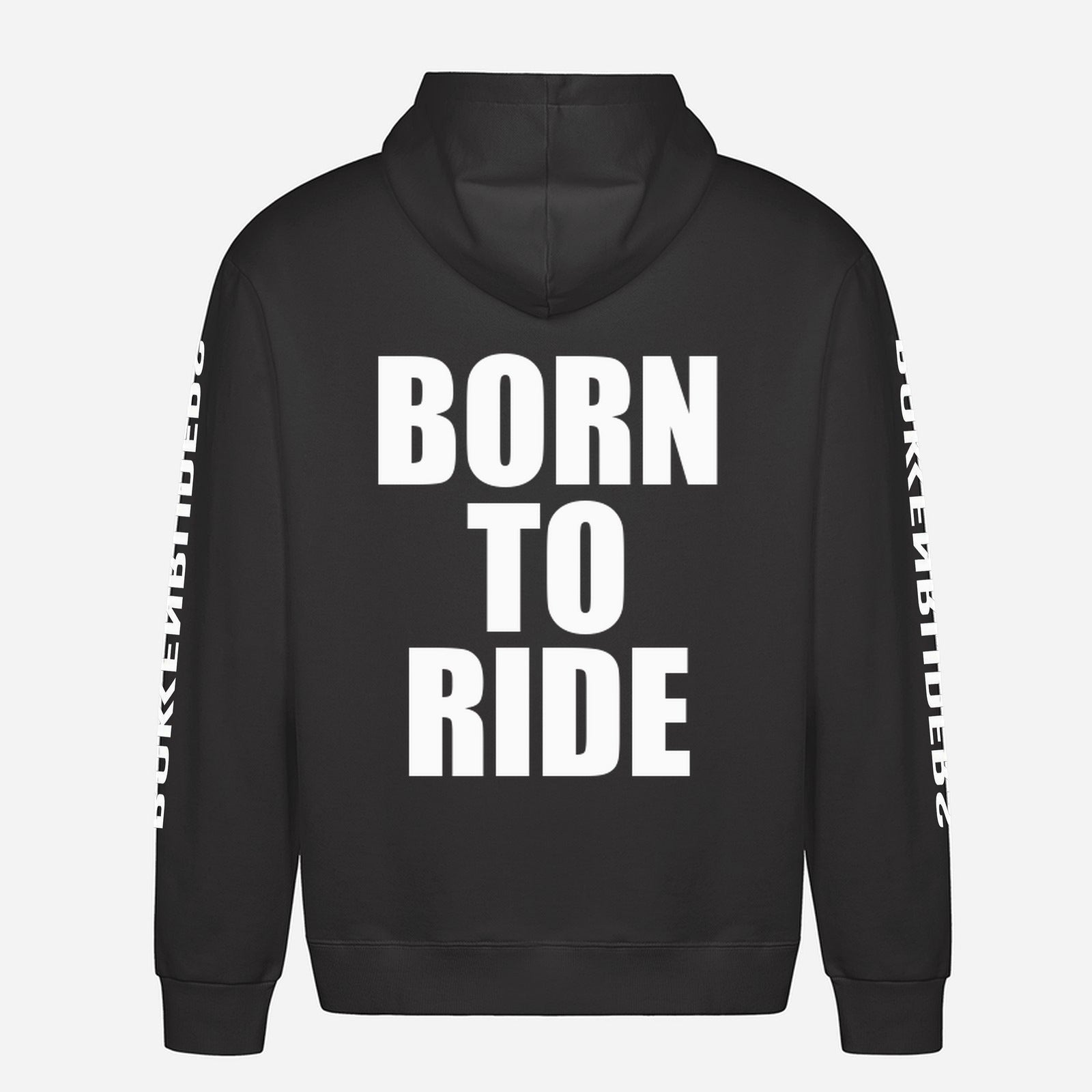 Born To Ride Hoodie – achterkant met grote rugprint