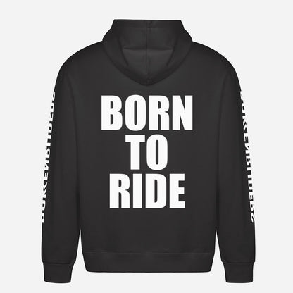 Born To Ride Hoodie – achterkant met grote rugprint