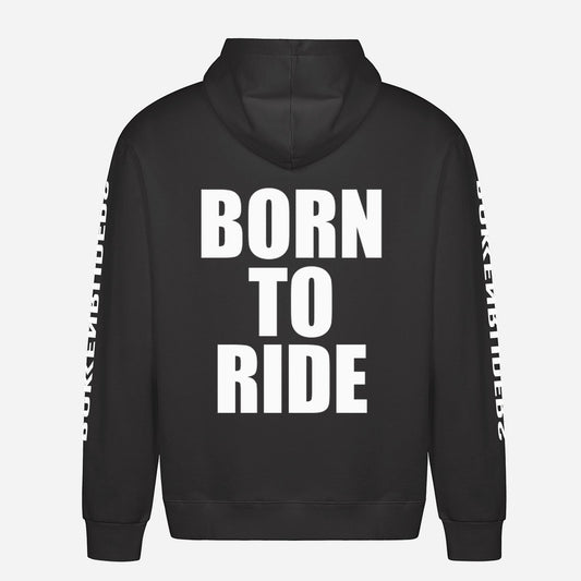 Born To Ride Hoodie – achterkant met grote rugprint