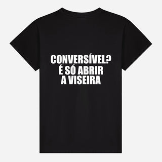Conversível? É Só Abrir A Viseira T-shirt