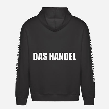 Das Handel Hoodie – achterkant met grote rugprint