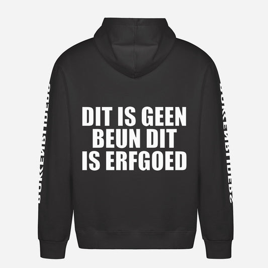 Dit Is Geen Beun Dit Is Erfgoed Hoodie – achterkant met grote rugprint