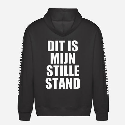 Dit Is Mijn Stille Stand Hoodie – achterkant met grote rugprint