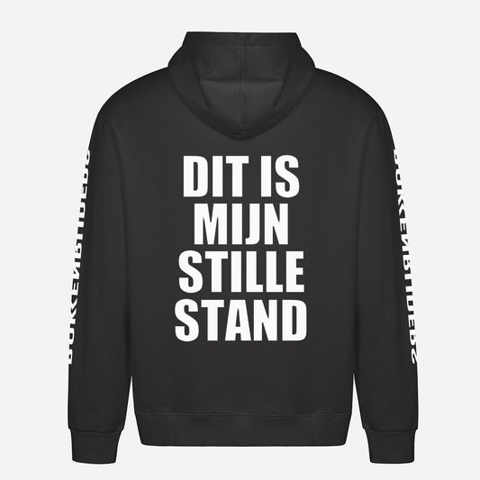 Dit Is Mijn Stille Stand Hoodie – achterkant met grote rugprint