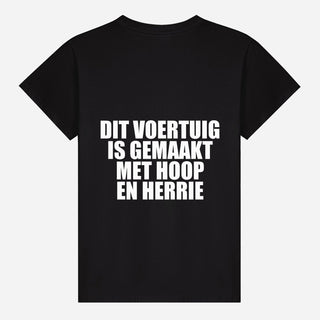This Vehicle Is Made With Hope And Noise T-shirt