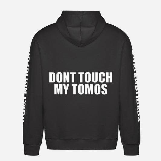 Don't Touch My Tomos Hoodie – achterkant met grote rugprint