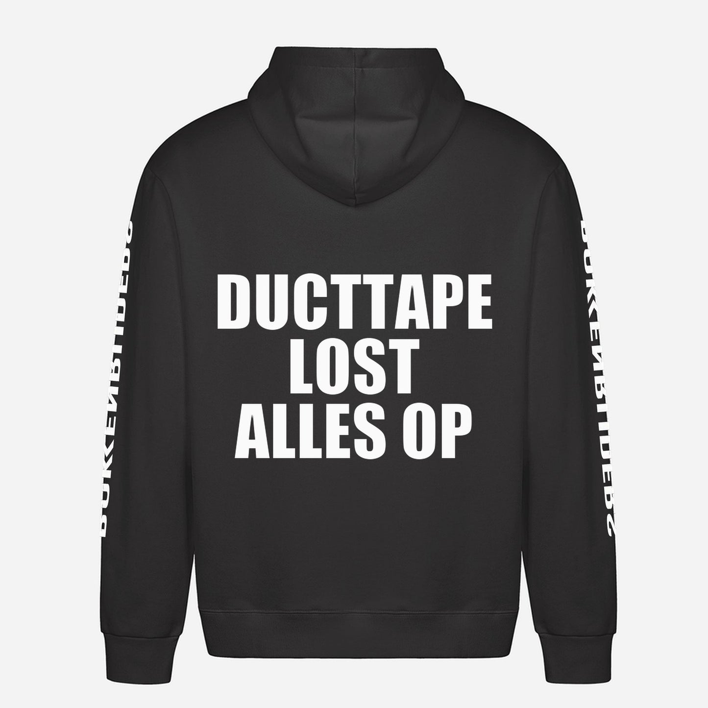 Ducttape Lost Alles Op Hoodie – achterkant met grote rugprint