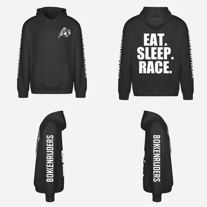 Eat. Sleep. Race Hoodie – overzicht van de hoodie