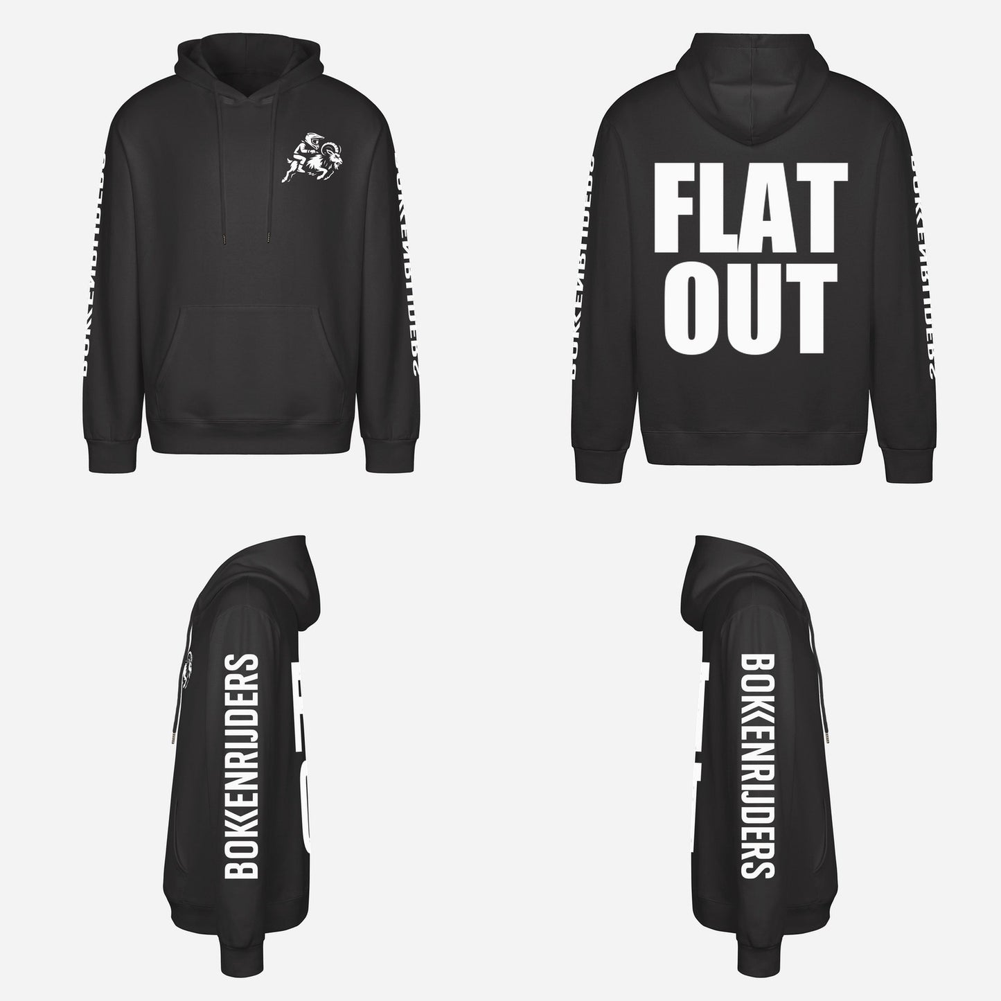 Flat Out Hoodie – overzicht van de hoodie