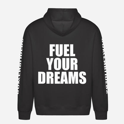 Fuel Your Dreams Hoodie – achterkant met grote rugprint