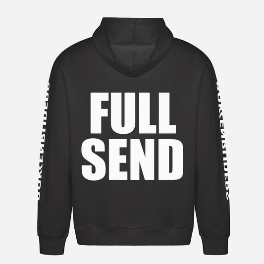 Full Send Hoodie – achterkant met grote rugprint
