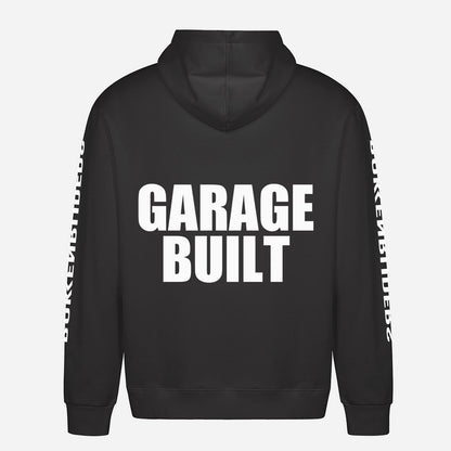 Garage Built Hoodie – achterkant met grote rugprint