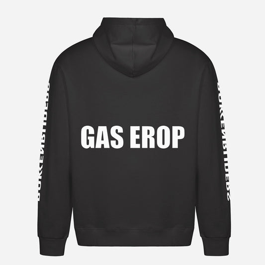 Gas Erop Hoodie – achterkant met grote rugprint