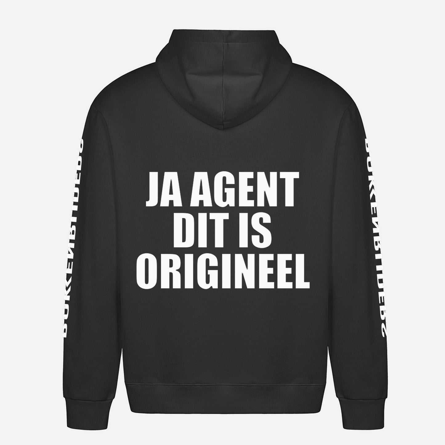 Ja Agent Dit Is Origineel Hoodie – achterkant met grote rugprint
