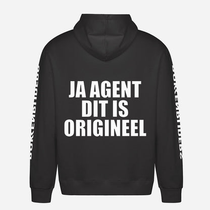 Ja Agent Dit Is Origineel Hoodie – achterkant met grote rugprint
