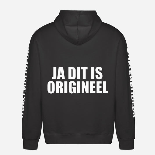 Ja Dit Is Origineel Hoodie – achterkant met grote rugprint