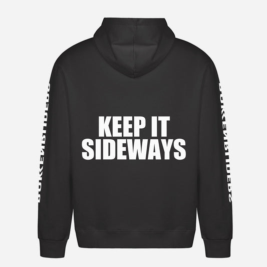 Keep It Sideways Hoodie – achterkant met grote rugprint